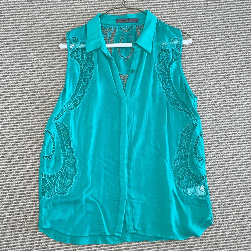 Turquoise Top